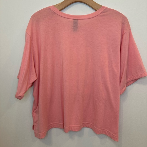 Adidas Pink Crop Top Plus size active tshirt - Picture 3 of 5